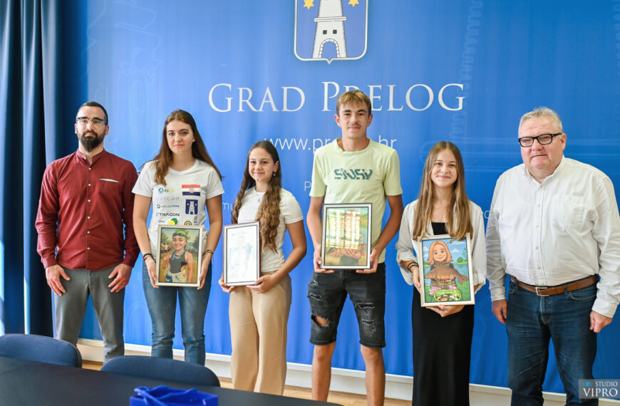 Gradonačelnik Kolarek ugostio neke od najboljih mladih sportaša Grada Preloga
