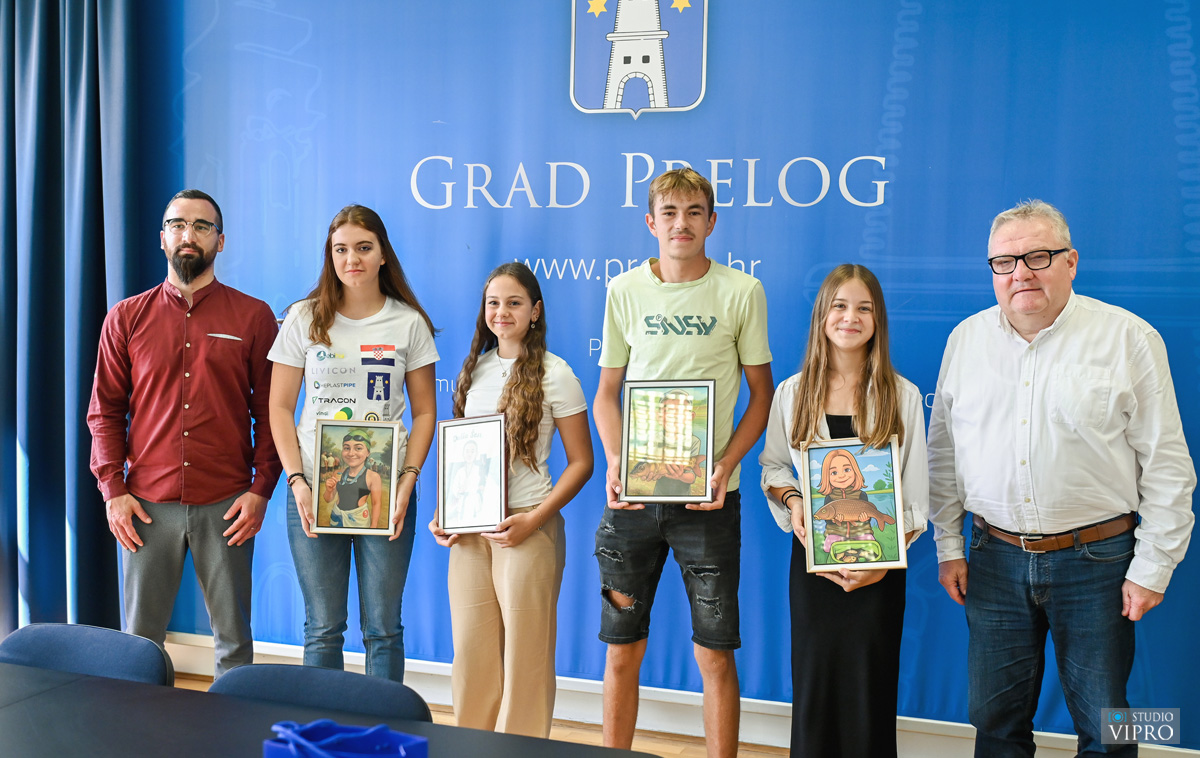 Gradonačelnik Kolarek ugostio neke od najboljih mladih sportaša Grada Preloga