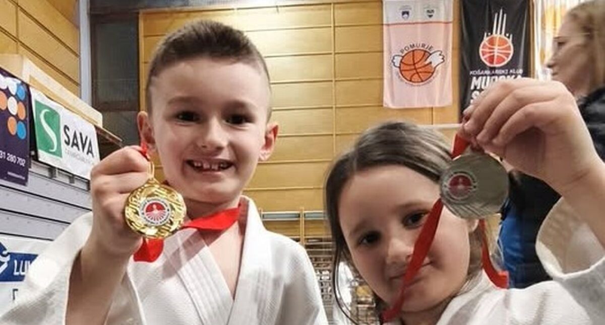 Kim i Noa Vukušić briljirali na judo turniru u Murskoj Soboti