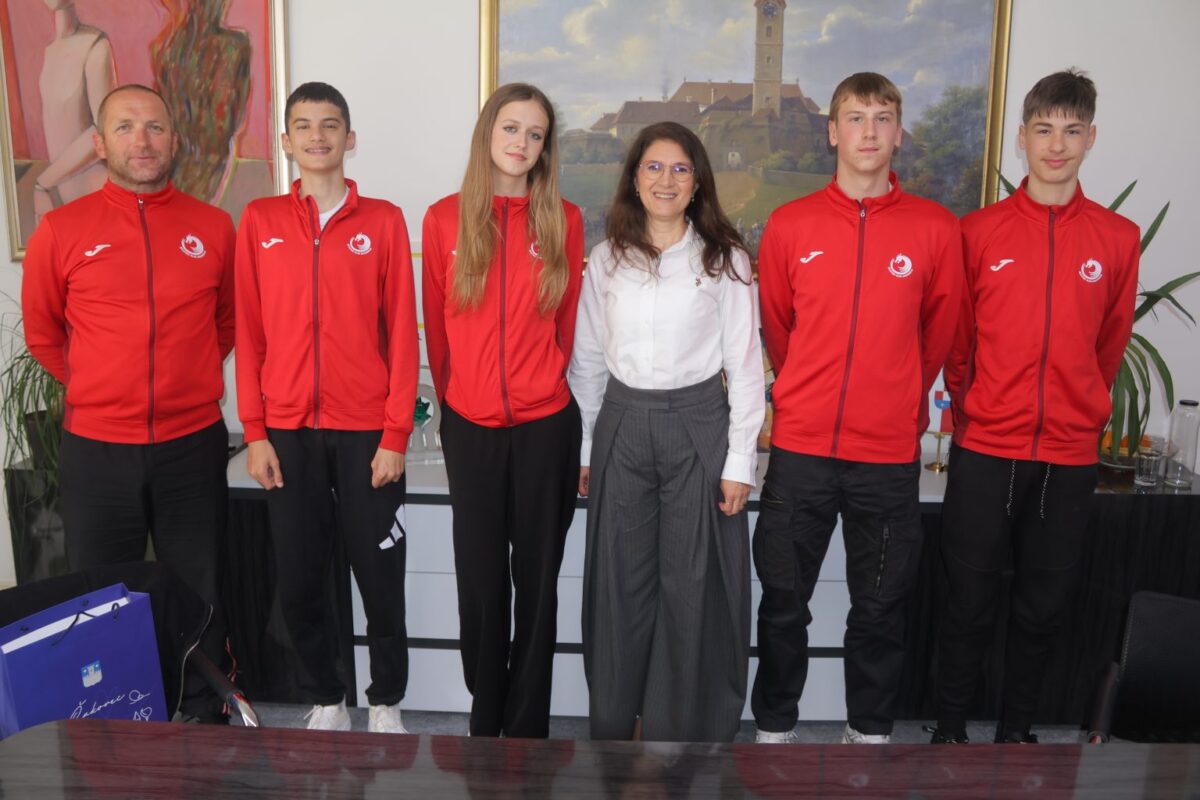 Prijem za uspješne mlade atletičare iz AK Međimurje Čakovec