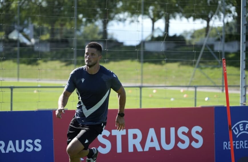 Patrik Kolarić sudi Europsku ligu