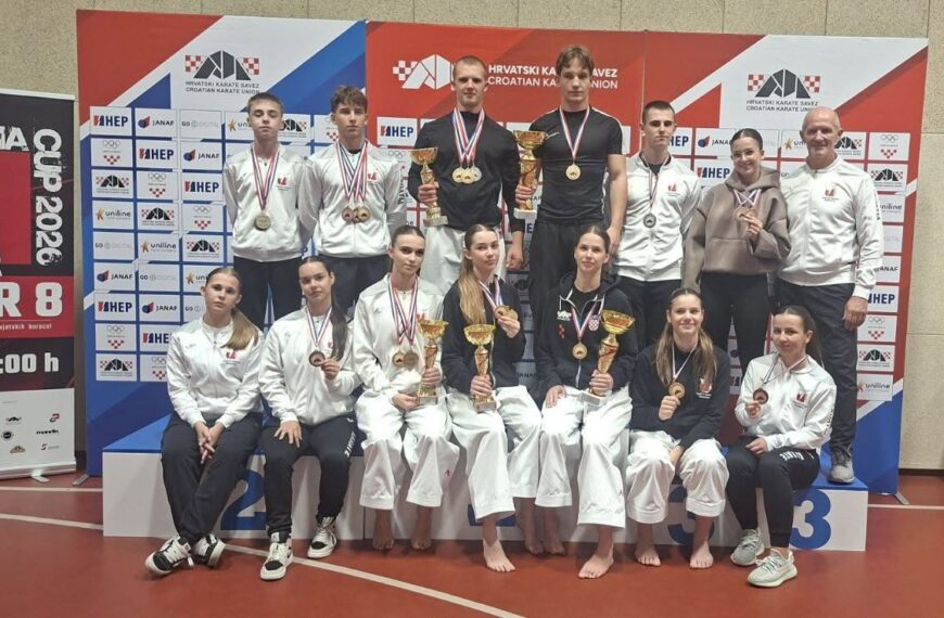 Karate klub Šenkovec uspješan na Kupu Hrvatske, osigurani i plasmani na Balkansko prvenstvo