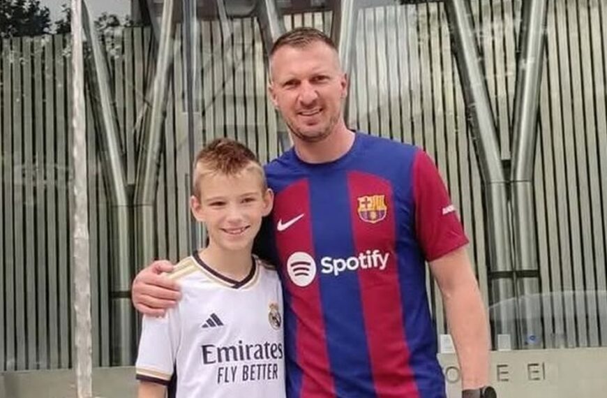 Dorian je veliki navijač Reala, tata Davor voli Barcelonu: U obitelji Špoljar El Clasico traje cijele godine